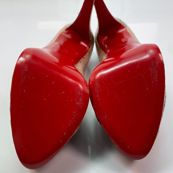 Christian Louboutin Altadama 140 Watersnake 36 - Picture 2 of 9